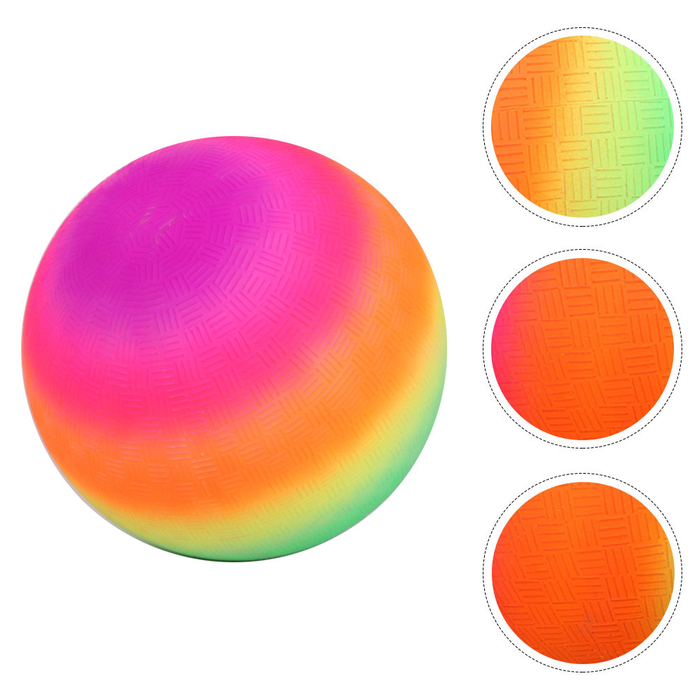 Kids Yard Toys - Rainbow Inflatable Play Ball for Kids