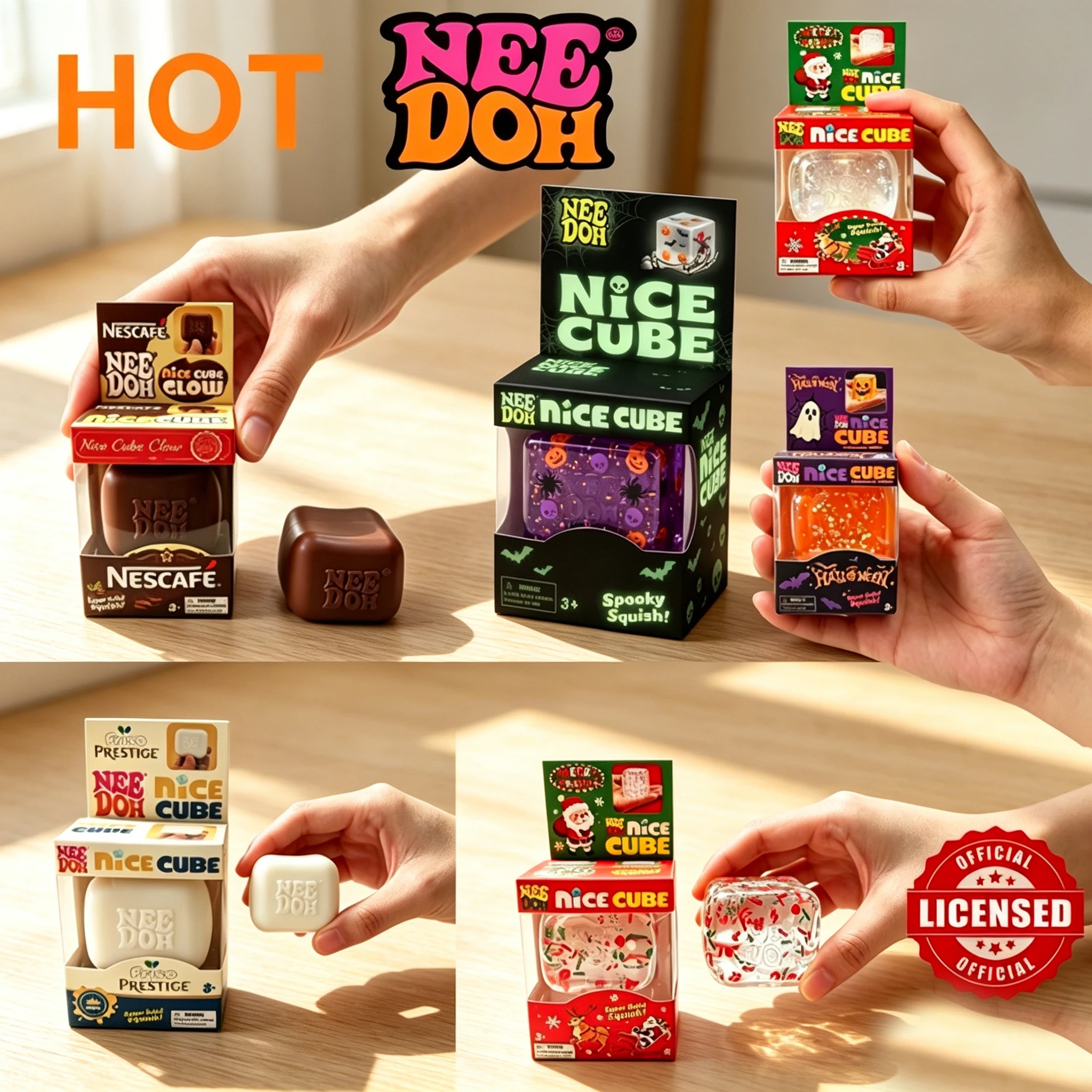 NeeDoh Christmas Halloween Ser - Kids Toys Xmas ulasan dan harga