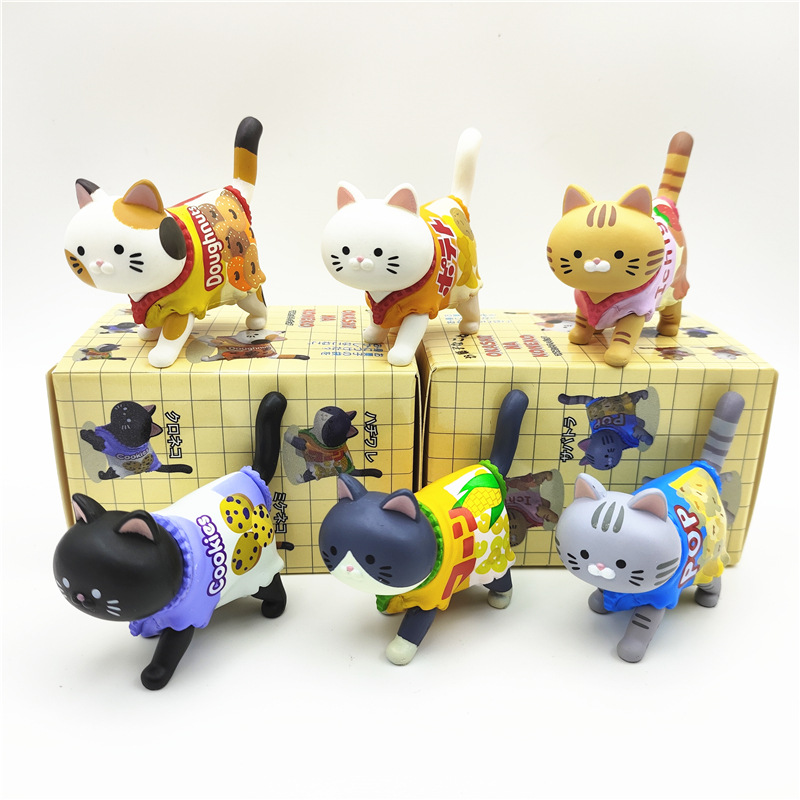 Cute Cat Blind Box Wearing Can - Kids Toys Xmas ulasan dan harga