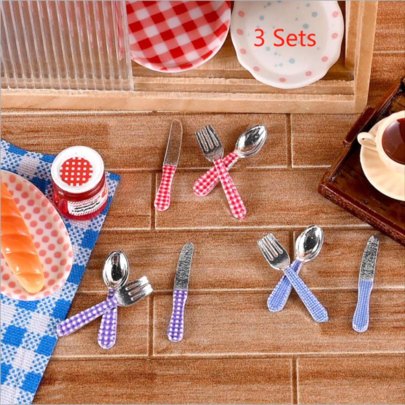 3 Set Dollhouse Miniature Kitc - Kids Toys Kitchen Set ulasan dan harga