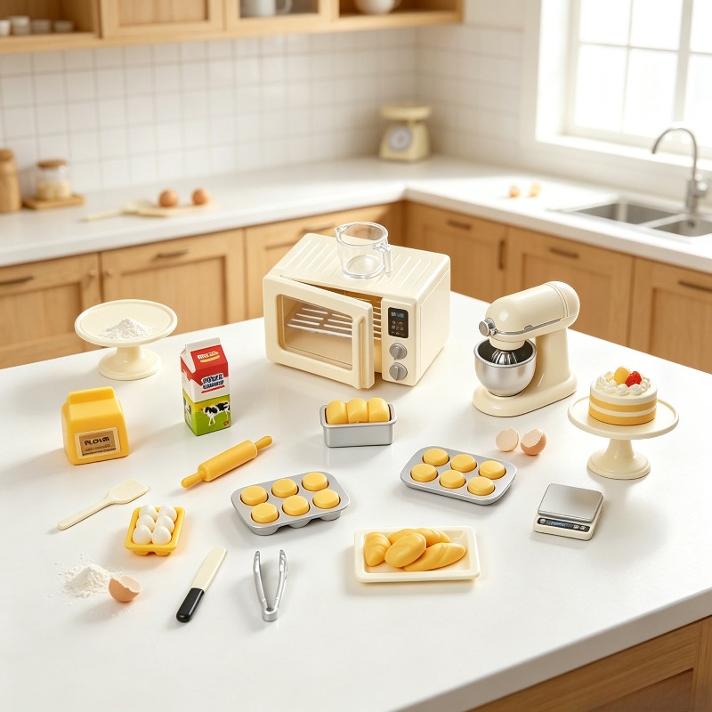 Mini Baking Time Pretend Play  - Kids Toys Kitchen Set ulasan dan harga