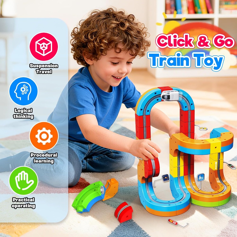 110PCS Fusion Toys Electric Tr - Kids Toys 3 Year Old ulasan dan harga