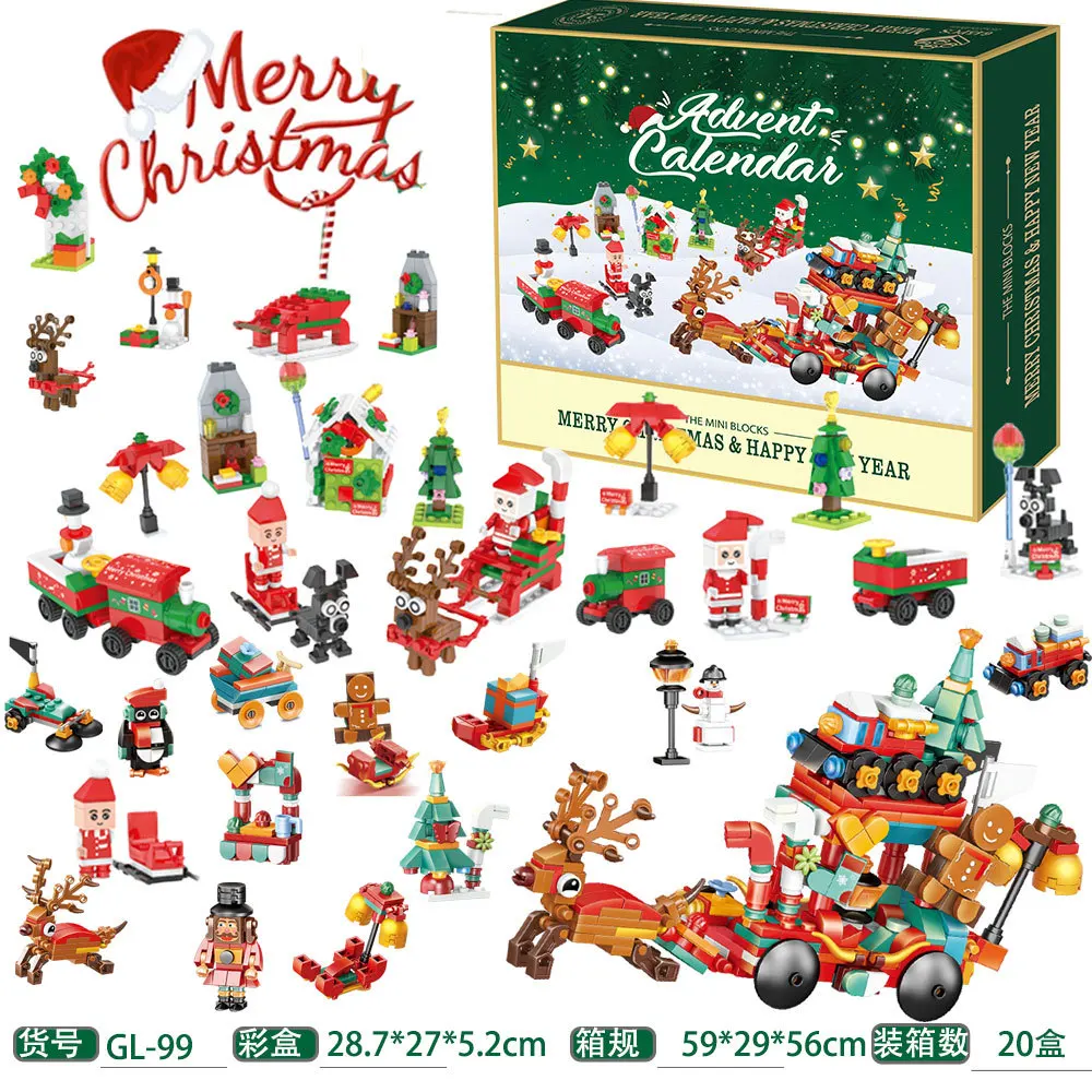 New 24Years Christmas building - Kids Toys Xmas ulasan dan harga